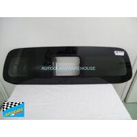 MITSUBISHI TRITON MQ - 4/2015 to CURRENT - UTE - REAR WINDSCREEN SLIDING WINDOW GLASS - PRIVACY TINTED - 1327 X 396 - NEW