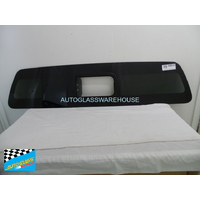 suitable for TOYOTA HILUX ZN210 - 2005 to 2015 - UTE - REAR WINDSCREEN SLIDING WINDOW GLASS - PRIVACY TINTED - 1336 X 313 - NEW