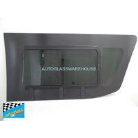 suitable for TOYOTA HIACE H30 ZR - 6/2019 to CURRENT - LWB (TRADE VAN) - PASSENGER - LEFT SIDE FRONT SLIDING DOOR SLIDING ASSEMBLY - PRIVACY TINTED - 