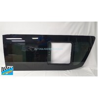 suitable for TOYOTA HIACE ZX H30 - 6/2019 to CURRENT - SLWB (MAXI) VAN - DRIVERS - RIGHT SIDE FRONT SLIDING ASSEMBLY - PRIVACY - 1426 X 593 (DOT) - NE