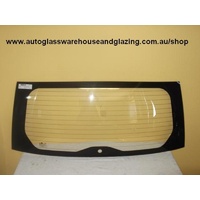 HYUNDAI GETZ - 9/2002 to 9/2011 - 3DR/5DR HATCH - REAR WINDSCREEN GLASS - HEATED (TONG MARK AT BOTTOM EDGE)- NEW