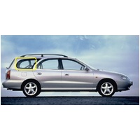 HYUNDAI LANTRA J2 - 8/1995 to 7/2000 - 4DR WAGON - DRIVERS - RIGHT SIDE REAR CARGO GLASS - ENCAPSULATED - (Second-hand)