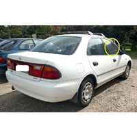 MAZDA 323 BA/BH PROTAGE - 6/1994 to 8/1998 - 4DR SEDAN - DRIVERS - RIGHT SIDE FRONT DOOR GLASS - NEW