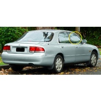 MAZDA 626 GE (AX/AY) - 1/1992 to 8/1997 - 4DR SEDAN - DRIVERS - RIGHT SIDE FRONT DOOR GLASS - NEW