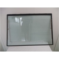 MITSUBISHI CORDIA AA/AB/AC - 4/1983 to 1989 - 3DR HATCH - REAR WINDSCREEN GLASS - NEW