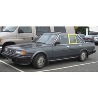 suitable for TOYOTA CRESSIDA MX73 - 10/1984 to 9/1988 - 4DR SEDAN - PASSENGERS - LEFT SIDE REAR DOOR GLASS - (SECOND-HAND) 