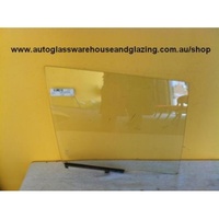 suitable for TOYOTA COROLLA AE82 - 4/1985 To 5/1989 - SEDAN/HATCH/SECA - DRIVERS - RIGHT SIDE REAR DOOR GLASS - NEW