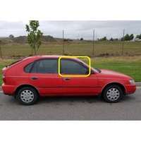 suitable for TOYOTA COROLLA AE101/AE102 SECA - 9/1994 TO 10/1999 - SEDAN/HATCH - DRIVERS - RIGHT SIDE FRONT DOOR GLASS - NEW
