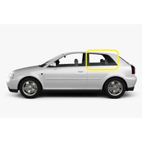 AUDI A3 8L - 6/1997 to 1/2004 - 3DR HATCH - PASSENGER - LEFT SIDE REAR OPERA GLASS - 1 HOLE - ENCAPSULATED - NEW
