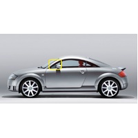 AUDI TT 8N - 6/1999 to 8/2006 - 2DR COUPE - PASSENGERS - LEFT SIDE FRONT QUARTER GLASS - GREEN - NEW