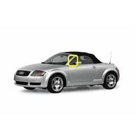 AUDI TT 8N - 5/1999 TO 1/2006 - 2DR CONVERTIBLE/ROADSTER - PASSENGER - LEFT SIDE FRONT QUARTER GLASS - GREEN - NEW