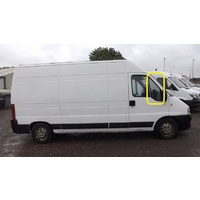 FIAT DUCATO 1/2002 TO 1/2007 - VAN/TRUCK (ZFA230 - 240) - DRIVERS - RIGHT SIDE FRONT VENT WINDOW GLASS - GREEN - NEW