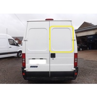 FIAT DUCATO SWB/MWB/LWBZFA230/240 - 01/2002 to 01/2007 - VAN - DRIVERS - RIGHT SIDE REAR BARN-DOOR GLASS - NOT HEATED - GREEN - NEW (LIMITED STOCK)