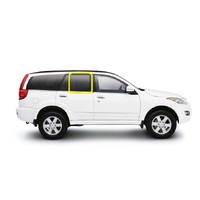 GREAT WALL X200/X240 H3/H5 - 10/2009 to 12/2014 - 4DR WAGON - DRIVERS - RIGHT SIDE REAR DOOR GLASS - PRIVACY GREY - NEW