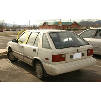 HYUNDAI EXCEL SEDAN/HATCH 2/86 to 1/90 X1  4/5DR SED/HAT LEFT SIDE FRONT DOOR GLASS