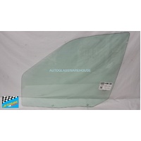 LAND ROVER FREELANDER 2 L359 - 6/2007 to 12/2014 - 5DR SUV - PASSENGERS - LEFT SIDE FRONT DOOR GLASS (2 HOLES) - GREEN - NEW