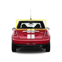 MINI COOPER R56 - 3/2007 to 3/2014 - 3DR HATCH - REAR WINDSCREEN GLASS - HEATED - GREEN - NEW