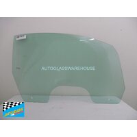 MITSUBISHI COLT RZ - 1/2006 to 9/2011 - 2DR CONVERTIBLE - RIGHT SIDE FRONT DOOR GLASS (2 HOLES) - GREEN - NEW