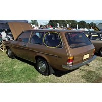 HOLDEN GEMINI TX - 3/1975 to 4/1985 - 2DR WAGON - PASSENGERS - LEFT SIDE REAR CARGO GLASS - (Second-hand)