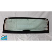 RENAULT SCENIC RX4 JAB30 - 2001 to 2004 - 5DR WAGON - REAR WINDSCREEN - GREEN - HEATED - NO HOLES - WINDOW FIXED IN TAILGATE - NEW