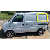 SUZUKI CARRY SUPER CARRY - 6/1999 to 5/2005 - VAN - PASSENGERS - LEFT SIDE REAR CARGO GLASS - NEW