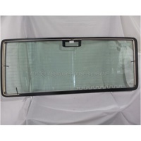 VOLKSWAGEN TRANSPORTER T4 - 11/1992 to 8/2004 - VAN - REAR WINDSCREEN GLASS - HEATED WITH PLUG FOR BREAK LIGHT(9V TERMINAL AT TOP - NO AERIAL) - NEW