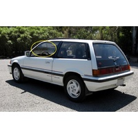 HONDA CIVIC AH - 1/1984 to 10/1987 - 3DR HATCH - PASSENGERS - LEFT SIDE FRONT DOOR GLASS - NO FTTING (CALL FOR STOCK) - NEW