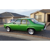 HOLDEN TORANA LH-LX-UC - 5/1974 to 1/1980 - 4DR SEDAN (AUSTRALIA MADE) - PASSENGERS - LEFT SIDE REAR DOOR GLASS - CLEAR - MADE-TO-ORDER - NEW