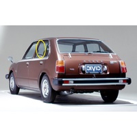 HONDA CIVIC EB1 - 3/1973 to 12/1979 - 4DR SEDAN - PASSENGERS - LEFT SIDE REAR DOOR GLASS - (Second-hand)