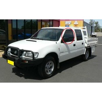 HOLDEN RODEO TF/R9 - 7/1988 to 12/2002 - 4DR UTE - LEFT SIDE FRONT DOOR GLASS - FULL - LUGGS 200MM APART - NEW