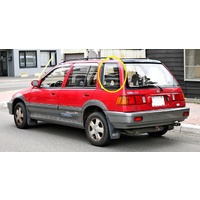HONDA CIVIC SHUTTLE EE - 3/1988 to 11/1989 - 5DR WAGON - LEFT SIDE CARGO GLASS - (Second-hand)