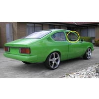 HOLDEN GEMINI TC-TD-TE-TF-TG-TX - 3/1975 to 4/1985 - 2DR COUPE - DRIVER - RIGHT SIDE FRONT DOOR GLASS - CLEAR - NEW - MADE TO ORDER - CALL FOR STOCK