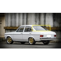 FORD ESCORT MK 11 - 1974 TO 1981 - 4DR SEDAN - REAR WINDSCREEN GLASS - CLEAR - (Second-hand)