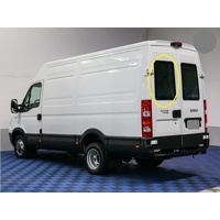 IVECO DAILY 3/2002 to 3/2015 - VAN - PASSENGERS - LEFT REAR BARN DOOR GLASS -  HEATED - HIGH ROOF ONLY - 768MM X 585MM - LOW STOCK - NEW