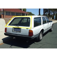 FORD FALCON XD/XE/XF - 5DR WAGON 1979>12/887 - REAR WINDSCREEN GLASS - (Second-hand)