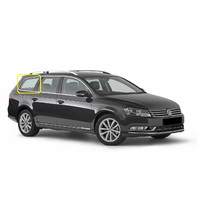 VOLKSWAGEN PASSAT MK 6.5 3C - 6/2011 TO 4/2015 - 4DR WAGON - DRIVERS - RIGHT SIDE REAR CARGO GLASS - CHROME MOULD, AERIAL - (SECOND-HAND)