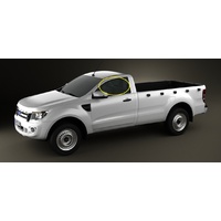 FORD RANGER PX - PT - 9/2011 TO 6/2022 - UTE - 2DR SINGLE/EXTRA CAB UTE - LEFT SIDE FRONT DOOR GLASS (880mm) - NEW