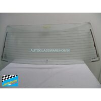 suitable for TOYOTA COROLLA AE80 - 4/1985 To 5/1989 - 4DR SEDAN - REAR WINDSCREEN GLASS - HEATED - NEW