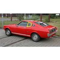 suitable for TOYOTA CELICA RA28 - 11/1971 to 12/1977 - 3DR LIFTBACK - PASSENGERS - LEFT SIDE REAR OPERA GLASS - (SECOND-HAND)