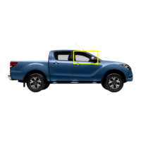 MAZDA BT50 - 10/2011 TO 5/2020 - 4DR DUAL CAB - DRIVERS - RIGHT SIDE FRONT DOOR GLASS - (790mm) GREEN - NEW