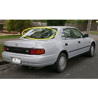 suitable for TOYOTA CAMRY SDV10 - 2/1993 to 8/1997 - 4DR SEDAN - (WIDEBODY) - REAR WINDSCREEN GLASS - NEW