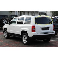 JEEP PATRIOT MK - 8/2007 to 12/2016 - 4DR WAGON - DRIVER - RIGHT SIDE REAR CARGO GLASS - PRIVACY TINTED - NOT ENCAPSULATED - NEW