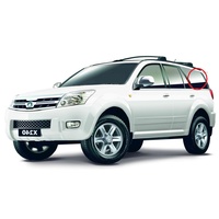 GREAT WALL X240 H3/H5 - 10/2009 to 12/2014 - 4DRWAGON - PASSENGERS - LEFT SIDE REAR CARGO GLASS - PRIVACY GREY - NEW