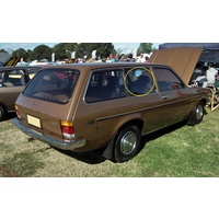 HOLDEN GEMINI TC-TD-TE-TF-TG-TX - 3/1975 to 4/1985 - 2DR WAGON - DRIVERS - RIGHT SIDE MIDDLE FLIP OUT GLASS - (Second-hand)