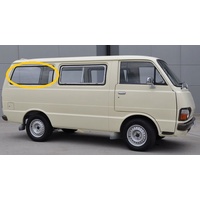 suitable for TOYOTA HIACE RH20 LWB - VAN 5/77>12/82- DRIVER-RIGHT SIDE-REAR FIXED GLASS (1512mm x 404mm) - (Second-hand)