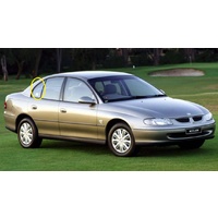 HOLDEN COMMODORE VT/VX/VY/VZ - 9/1997 to 7/2006 - 4DR SEDAN - DRIVERS - RIGHT SIDE REAR QUARTER GLASS - ENCAPSULATED - (Second-hand)