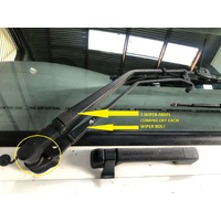 MITSUBISHI FUSO FIGHTER FK/FM/FN - 1/1992 TO CURRENT - TRUCK (WIDE CAB) - FRONT WINDSCREEN GLASS - 2126 X 865 (RUBBER FIT) - 2 ARMS WIPER MODEL - NEW