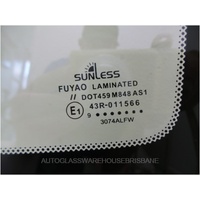 FORD COURIER PE/PG/PH - 1/1999 to 11/2006 - UTILITY - FRONT WINDSCREEN GLASS - SOLAR LOW-E COATING - CLEAR - NEW
