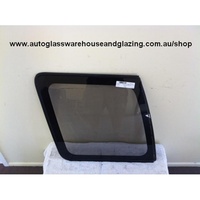 HOLDEN JACKAROO UBS25 - 5/1992 to 12/2003 - 4DR WAGON - LEFT SIDE CARGO GLASS - NOT ENCAPSULATED - (Second-hand)
