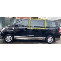 HYUNDAI iLOAD KMFWBH - 2/2008 to CURRENT - VAN - LEFT SIDE FRONT SLIDING DOOR FIXED WINDOW GLASS - GREEN (BONDED,NO HOLE) - NEW